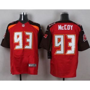Buccaneers #93 Gerald McCoy Red Team Color Men's Stitched NFL New Elite Jersey