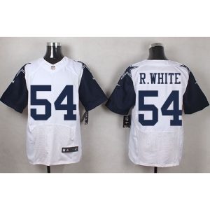 Cowboys #54 Randy White White Men's Stitched NFL Elite Rush Jersey