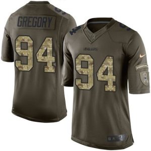 Cowboys #94 Randy Gregory Green Men's Stitched NFL Limited Salute To Service Jersey