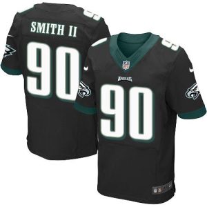 Eagles #90 Marcus Smith II Black Alternate Men's Stitched NFL Elite Jersey