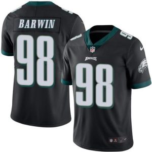 Eagles #98 Connor Barwin Black Men's Stitched NFL Limited Rush Jersey