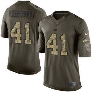 Giants #41 Dominique Rodgers-Cromartie Green Men's Stitched NFL Limited Salute to Service Jersey