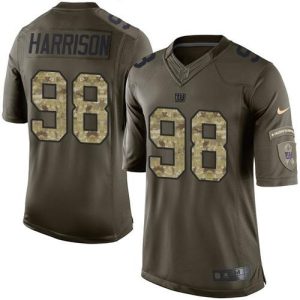 Giants #98 Damon Harrison Green Men's Stitched NFL Limited Salute to Service Jersey