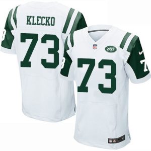 Jets #73 Joe Klecko White Men's Stitched NFL Elite Jersey