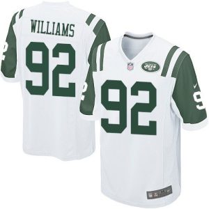 Jets #92 Leonard Williams White Youth Stitched NFL Elite Jersey