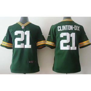Packers #21 Ha Ha Clinton-Dix Green Team Color Youth Stitched NFL Elite Jersey