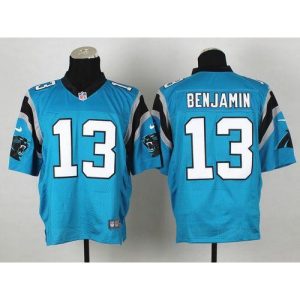 Panthers #13 Kelvin Benjamin Blue Alternate Men's Stitched NFL Elite Jersey