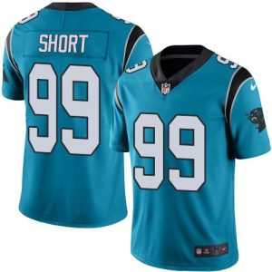 Panthers #99 Kawann Short Blue Youth Stitched NFL Limited Rush Jersey