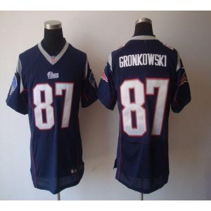 Patriots #87 Rob Gronkowski Navy Blue Team Color Men's Stitched NFL Elite Jersey