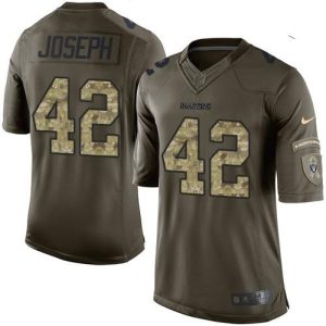 Raiders #42 Karl Joseph Green Men's Stitched NFL Limited Salute to Service Jersey