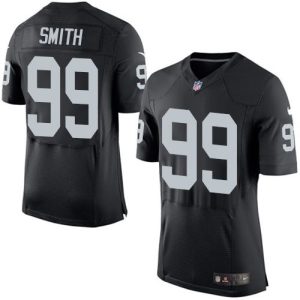 Raiders #99 Aldon Smith Black Team Color Men's Stitched NFL New Elite Jersey