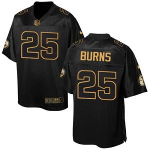 Steelers #25 Artie Burns Black Men's Stitched NFL Elite Pro Line Gold Collection Jersey
