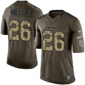 Texans #26 Lamar Miller Green Men's Stitched NFL Limited Salute to Service Jersey