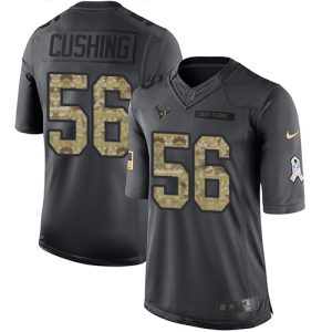 Texans #56 Brian Cushing Black Men's Stitched NFL Limited 2016 Salute to Service Jersey