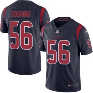 Texans #56 Brian Cushing Navy Blue Men's Stitched NFL Limited Rush Jersey