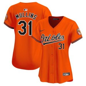 Women's Baltimore Orioles Cedric Mullins  Orange Home Limited Player Jersey