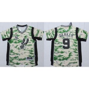 Spurs #9 Tony Parker Camo Pride Stitched NBA Jersey
