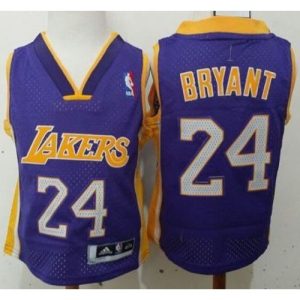 Toddler Lakers #24 Kobe Bryant Purple Stitched NBA Jersey