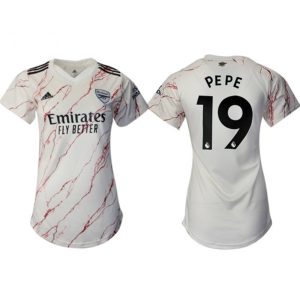 Women's Arsenal #19 Pepe Away Soccer Club Jersey
