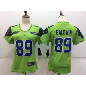 Women's  Seattle Seahawks #89 Doug Baldwin Green Untouchable Limited Stitched NFL Jersey