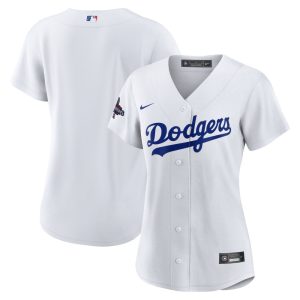 Women's Los Angeles Dodgers   White 2024 World Series Champions Home Replica Jersey