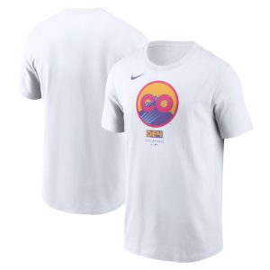 Men's Colorado Rockies Nike White 2025 City Connect Logo T-Shirt
