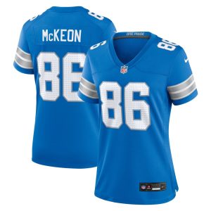 Women's Detroit Lions Sean McKeon   Blue Game Jersey