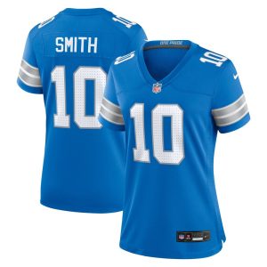 Women's Detroit Lions Tre Quan Smith   Blue Game Jersey