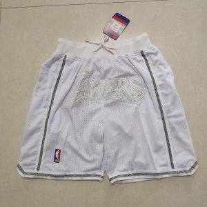 Los Angeles Lakers White Shorts