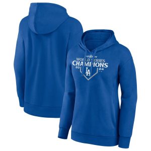 Women's Los Angeles Dodgers  Royal 2024 World Series Champions Hoodie