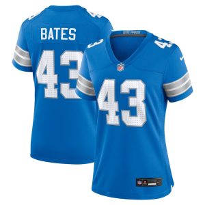 Women's Detroit Lions Jake Bates   Blue Team Game Jersey