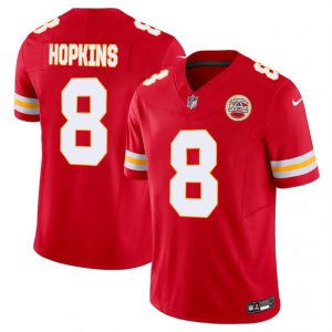 Men's Kansas City Chiefs #8 DeAndre Hopkins Red Alternate Vapor F.U.S.E. Limited Jersey