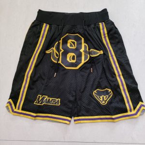 Los Angeles Lakers Black Shorts
