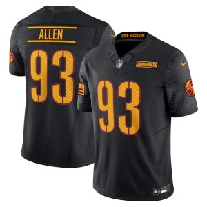 Men's Washington Commanders Jonathan Allen  Black Alternate Vapor F.U.S.E. Limited Jersey