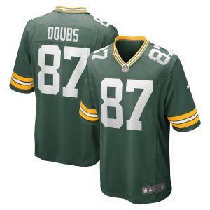 Men's Green Bay Packers #87 Romeo Doubs Nike Green Game Player Jersey