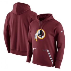 Men's  Washington Redskins Burgundy Champ Drive Vapor Speed Pullover Hoodie