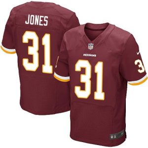 Redskins #31 Matt Jones Burgundy Red Team Color Men's Stitched NFL Elite Jersey