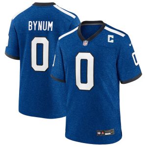 Youth Indianapolis Colts #0 Camryn Bynum Nike Heather Royal Alternate 2 Indiana Nights Game Jersey