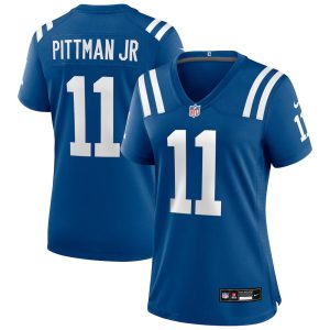 Women's Indianapolis Colts #11 Michael Pittman Jr. Royal Team Game Jersey