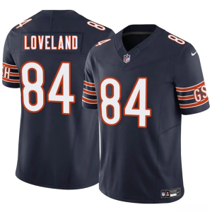 Men's Chicago Bears #84 Colston Loveland Limited Stitched Football Jersey