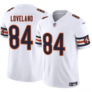 Men's Chicago Bears #84 Colston Loveland Limited Stitched Football Jersey