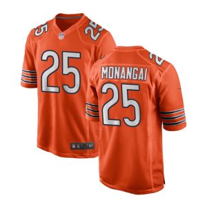 Men's Chicago Bears #25 Kyle Monangai Limited Stitched Football Jersey