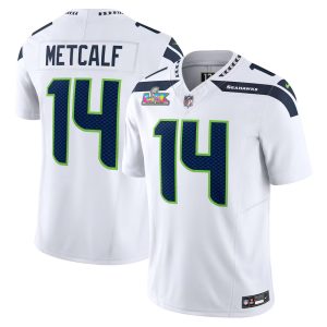 Youth Seattle Seahawks #14 Sam Darnold White Super Bowl LX Vapor F.U.S.E. Limited Stitched Jersey