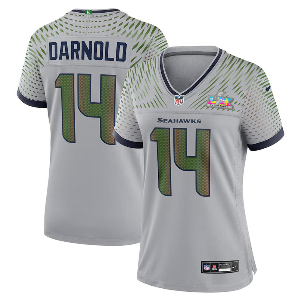 Womens_Seattle_Seahawks_14_Sam_Darnold_Gray_Super_Bowl_LX_Rivalries_Collection_Game_Stitched_Jersey_shDH.jpg