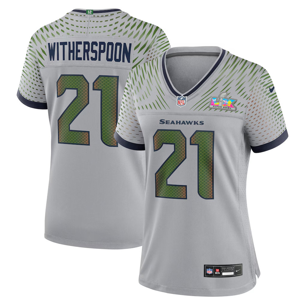 Womens_Seattle_Seahawks_21_Devon_Witherspoon_Gray_Gray_Super_Bowl_LX_Rivalries_Collection_Game_Stitched_Jersey_SoqL.jpg